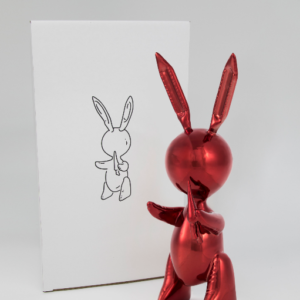 Jeff Koons Ballon Rabbit red Koons after Zinc alloy cm28 weigth 2kg edition 071 of 500 with original box1